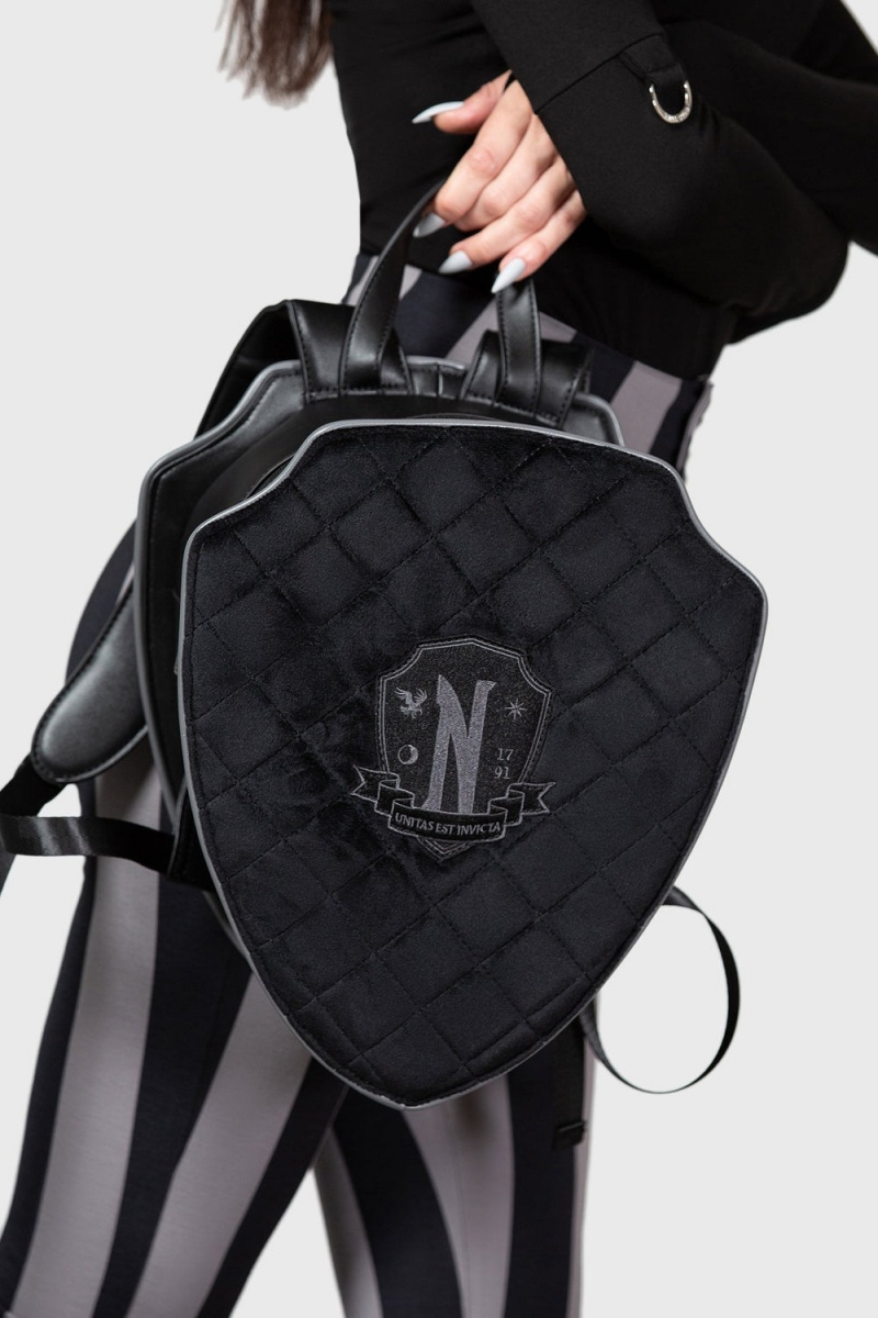 Killstar Not Friends Materiál Backpack Černé | LIUFXR-680