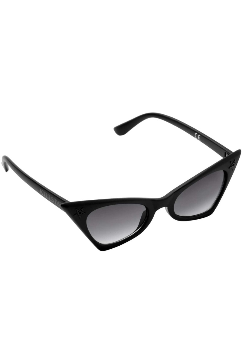 Killstar Nyte Sunglasses [B] Černé | DQXCUO-703