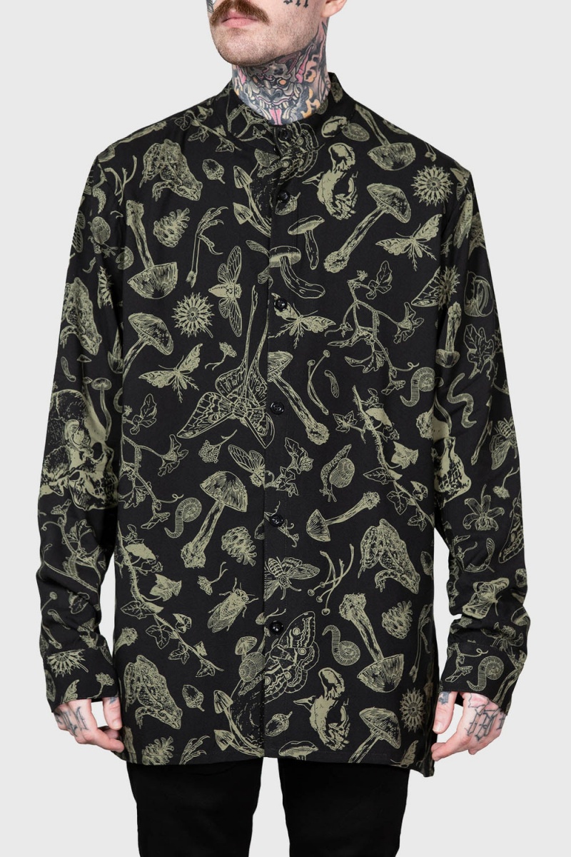 Killstar Odonata Shirt Černé | YPIEHX-813