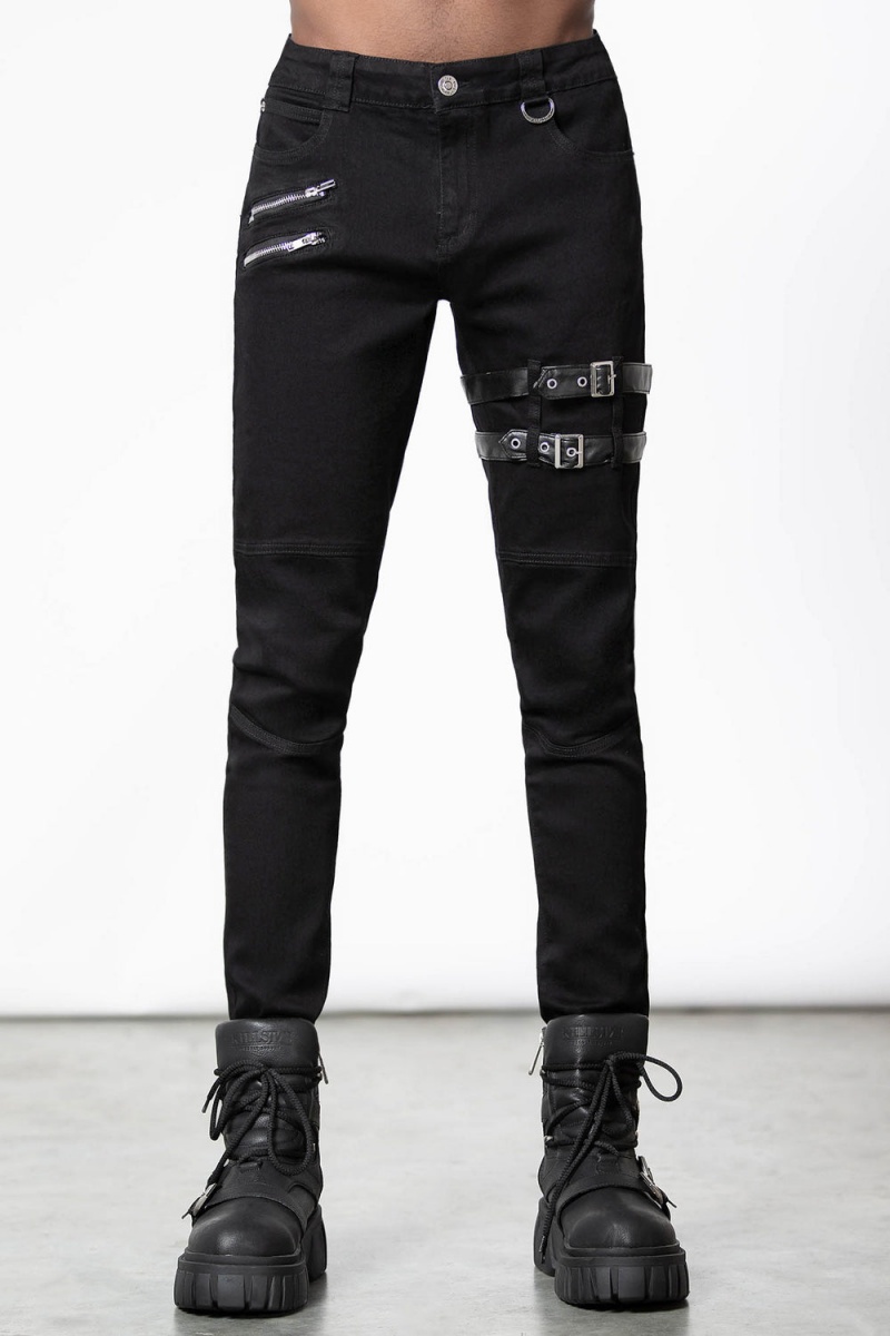 Killstar On The Horizon Jeans Černé | ABJYKO-647
