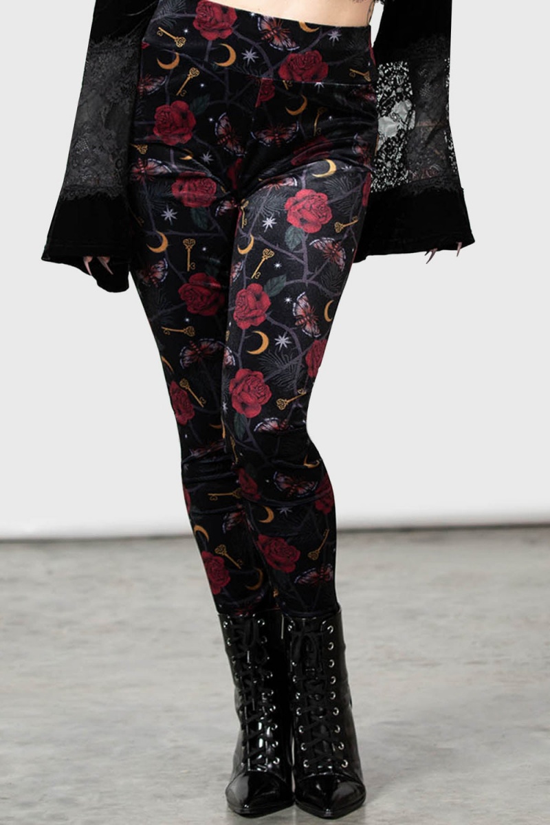 Killstar Ora Leggings Černé | IBPGSJ-217