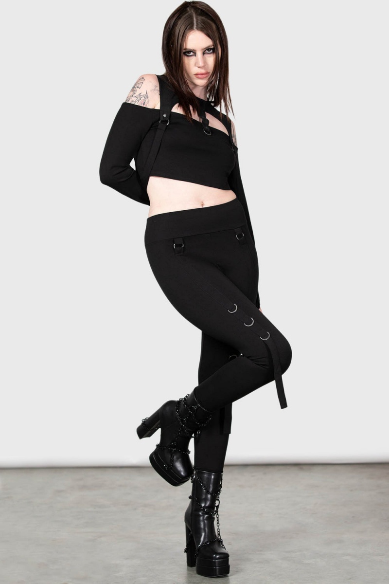 Killstar Oryx Leggings Černé | TKMIOH-507