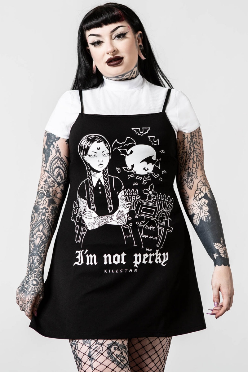 Killstar Perky 2-Piece Šaty Černé | PRSWEM-426