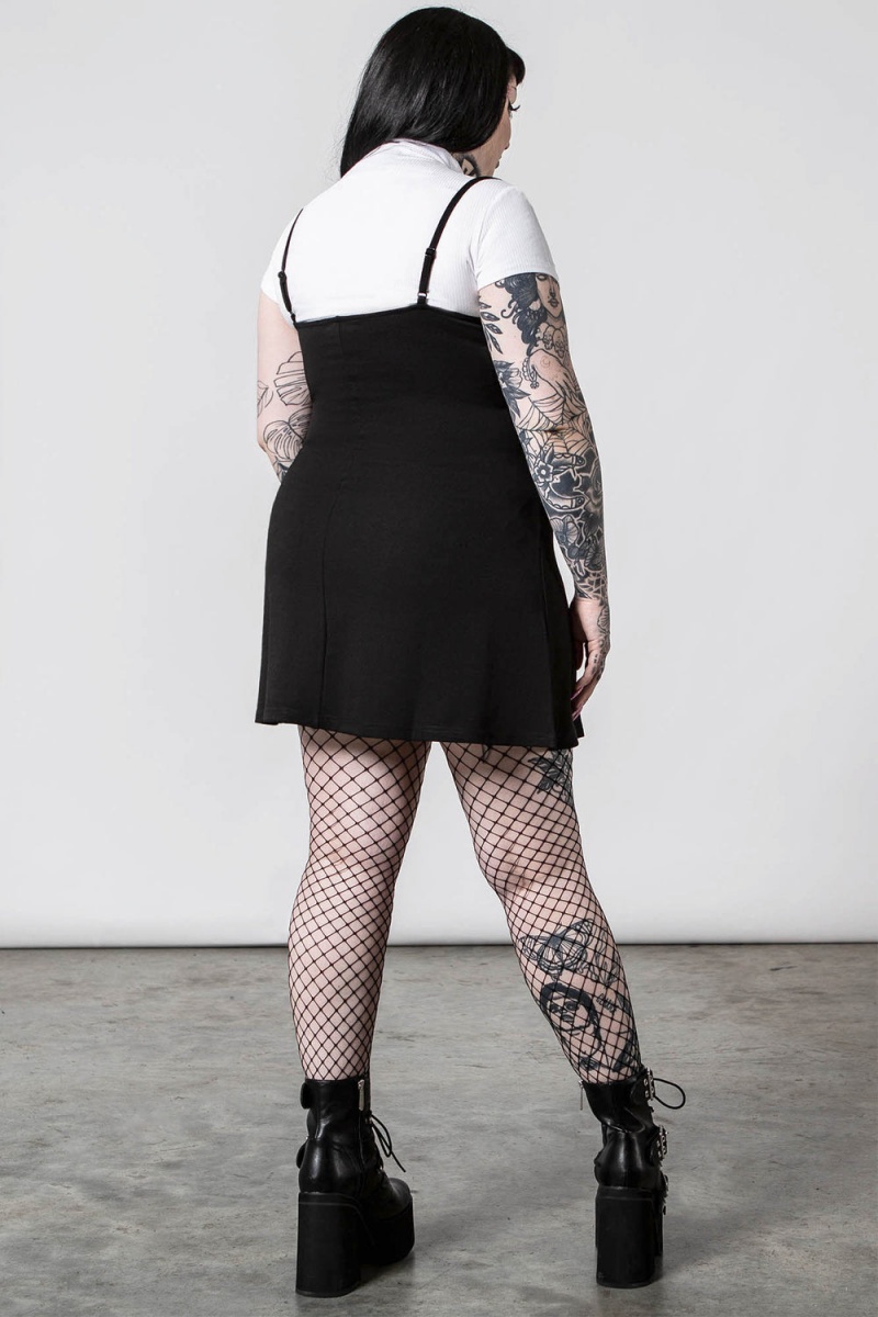 Killstar Perky 2-Piece Šaty Černé | PRSWEM-426