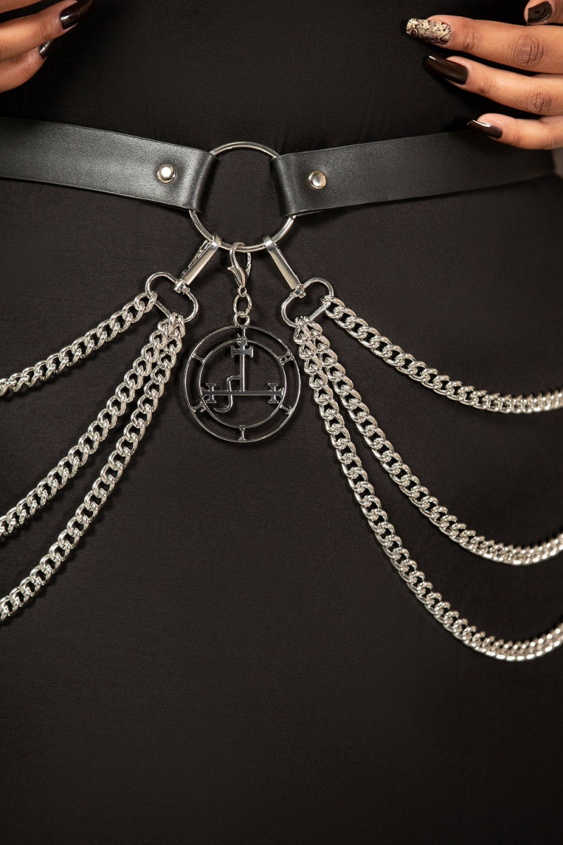 Killstar Poised Opulence Belt [PLUS] Černé | MKUOZI-327