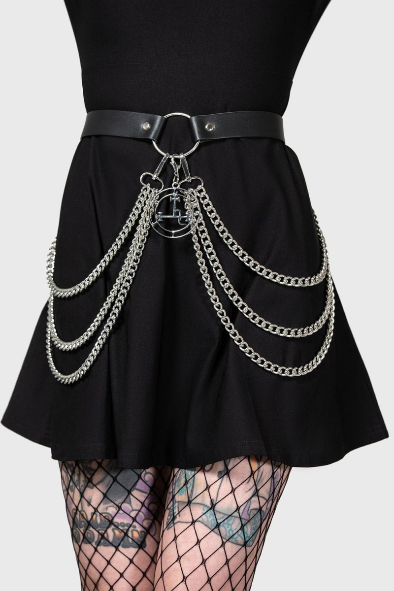 Killstar Poised Opulence Belt Černé | WGQMER-069