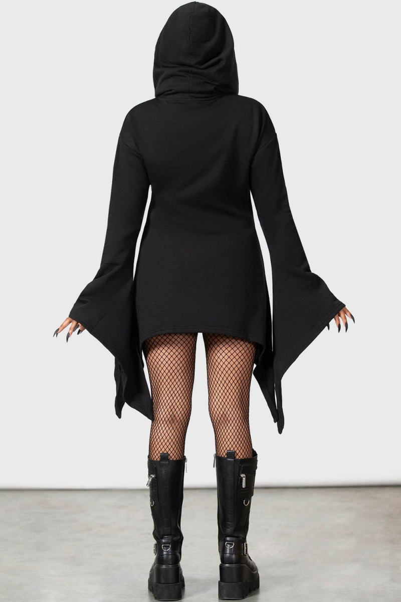 Killstar Potionmaster Cloak Černé | KHMESW-246