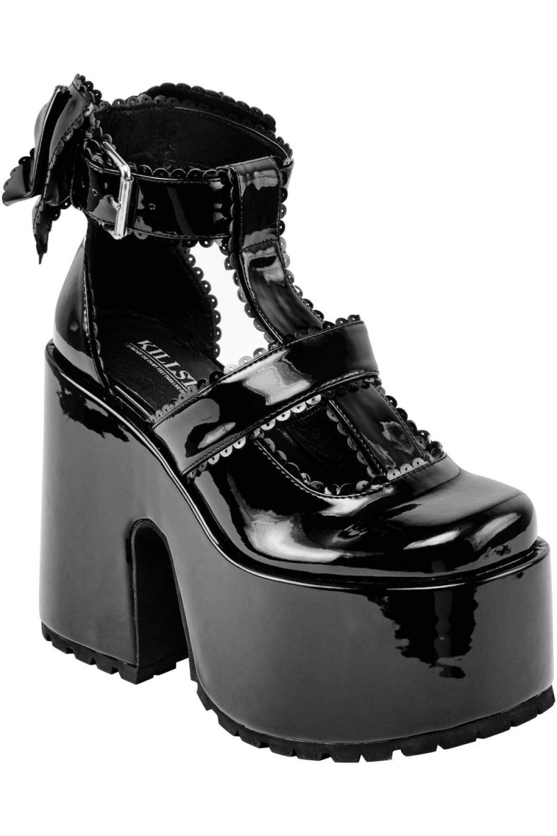 Killstar Pricilla Platforms Černé | JUYTBF-085