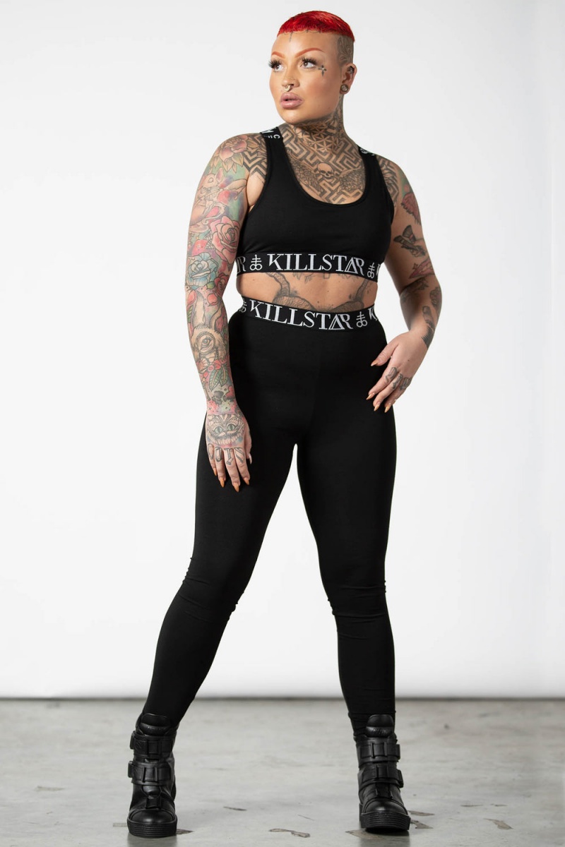 Killstar Prime Time Leggings Černé | MLYCTU-251