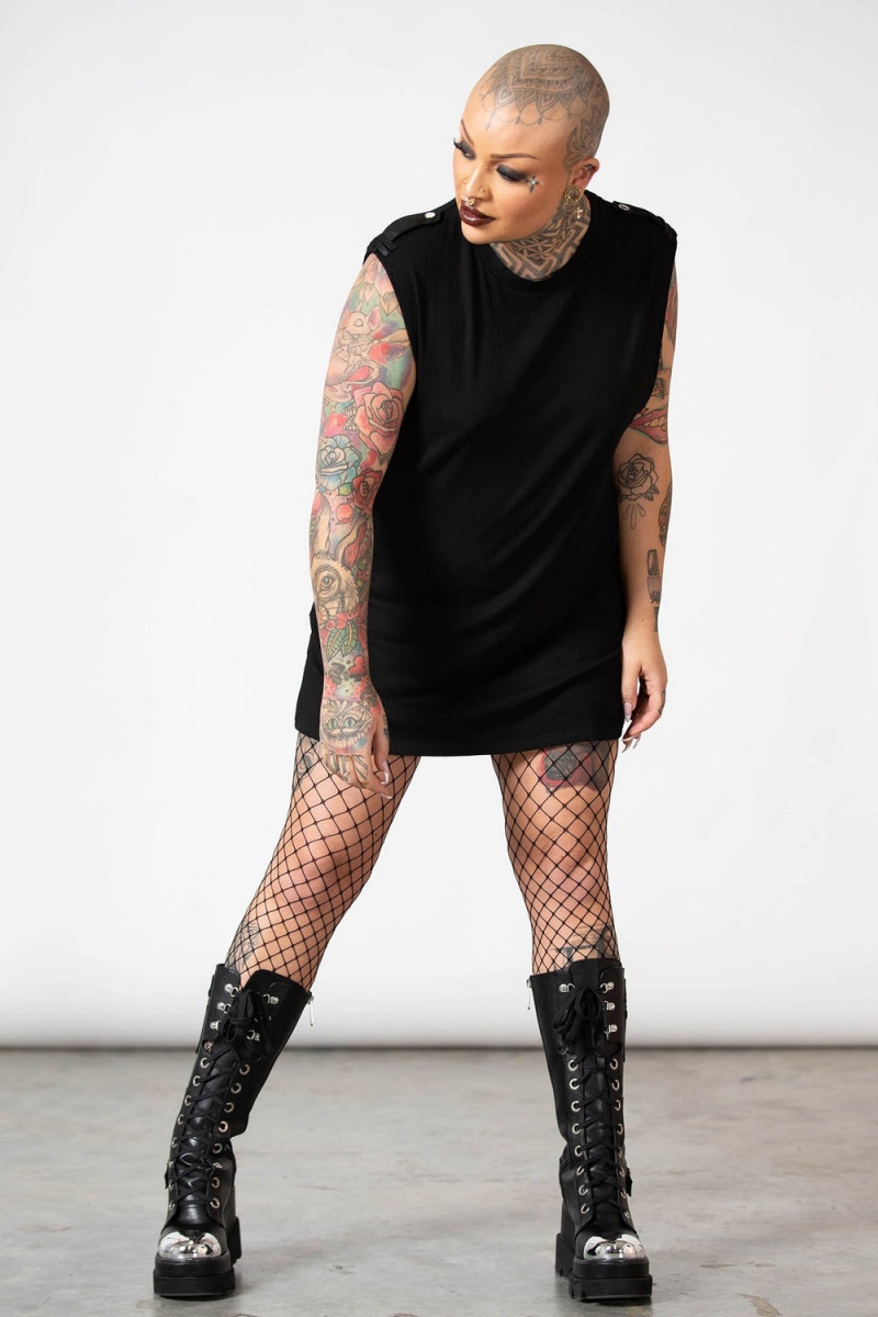 Killstar Raptor Vest Černé | WOREDX-270