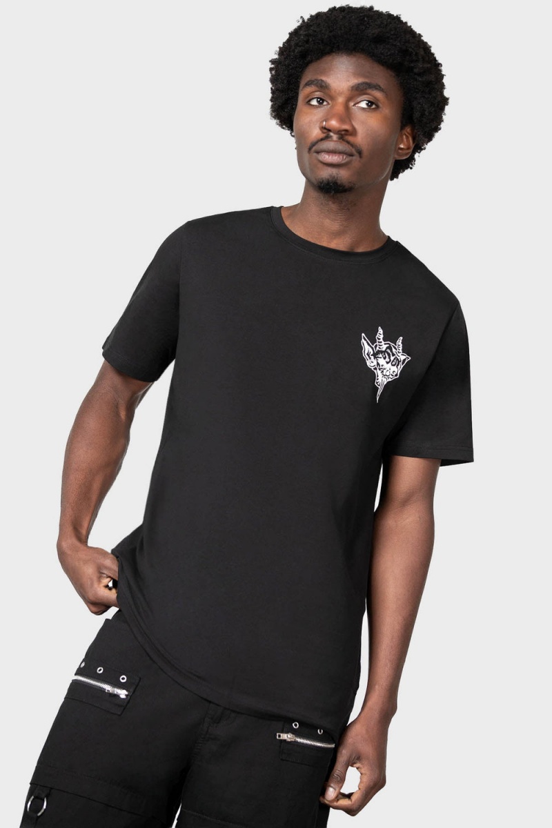 Killstar Rayn In Hell T-Shirt Černé | NHPWVX-192