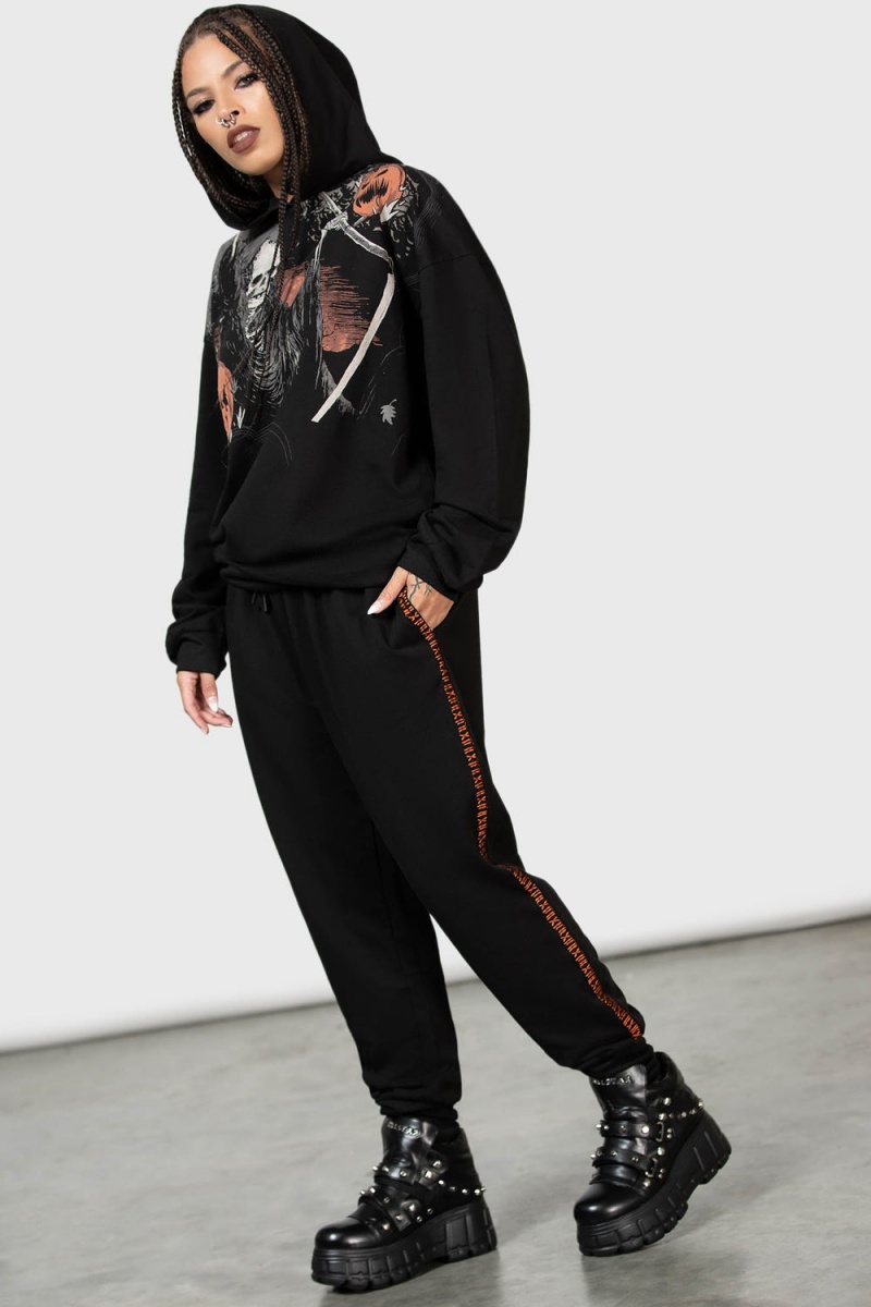 Killstar Reaping Time Joggers Černé | HUZFKD-576