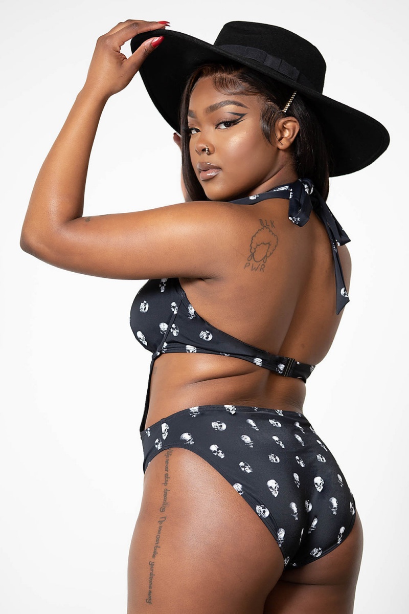 Killstar Rebel Fate Swimsuit Černé | FZQWMI-809