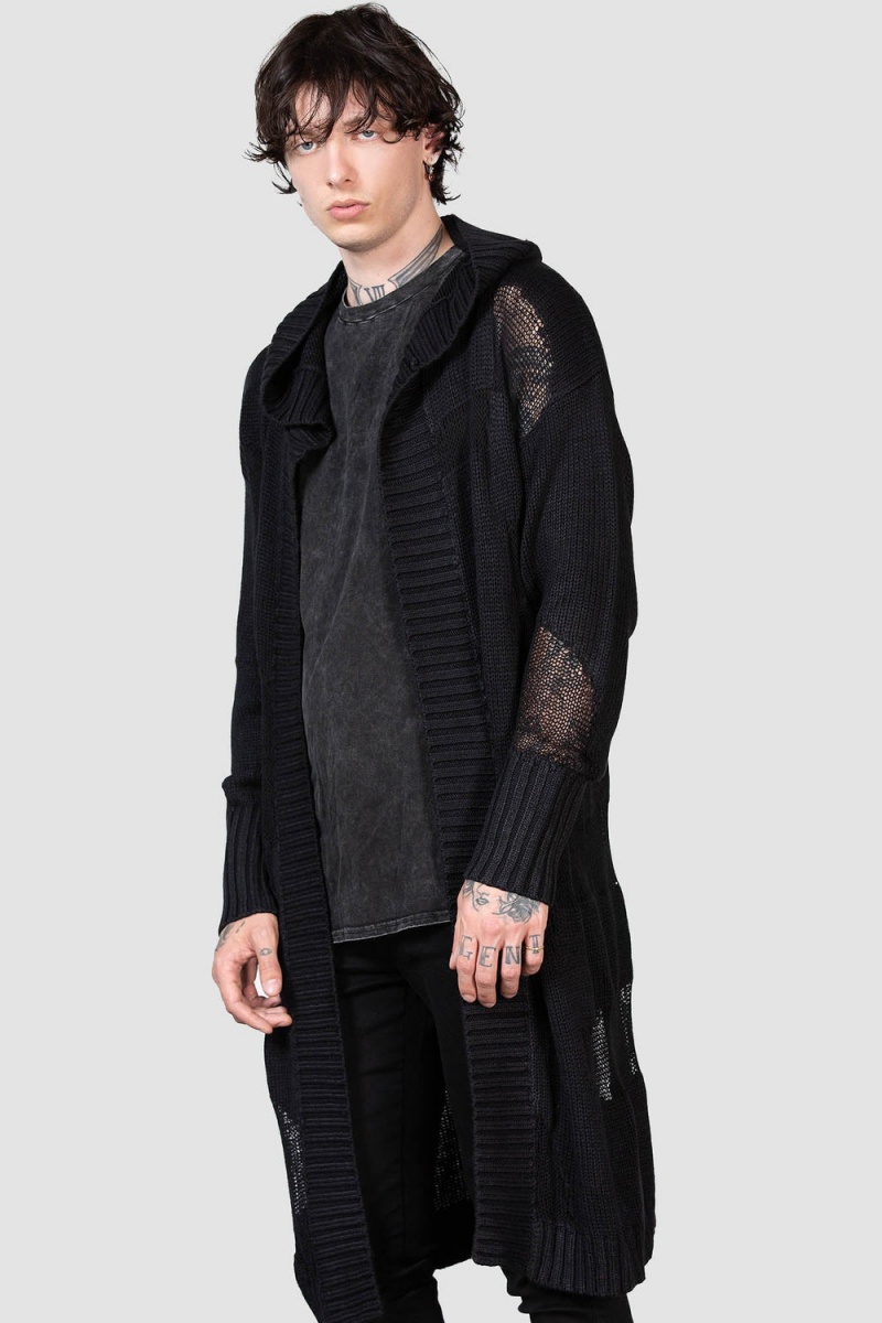 Killstar Red Rains Cardigan Černé | PURFHQ-941