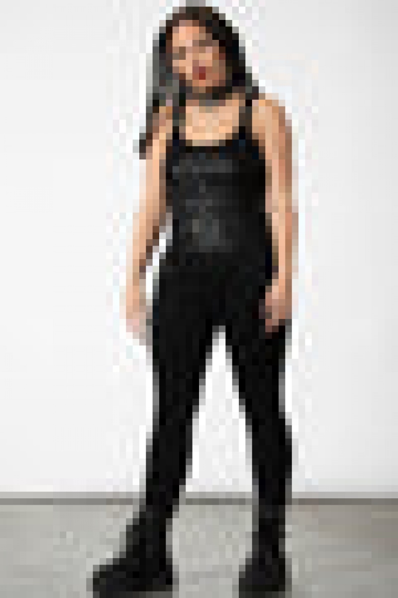 Killstar Remix Vest Top Černé | YKPJTM-572