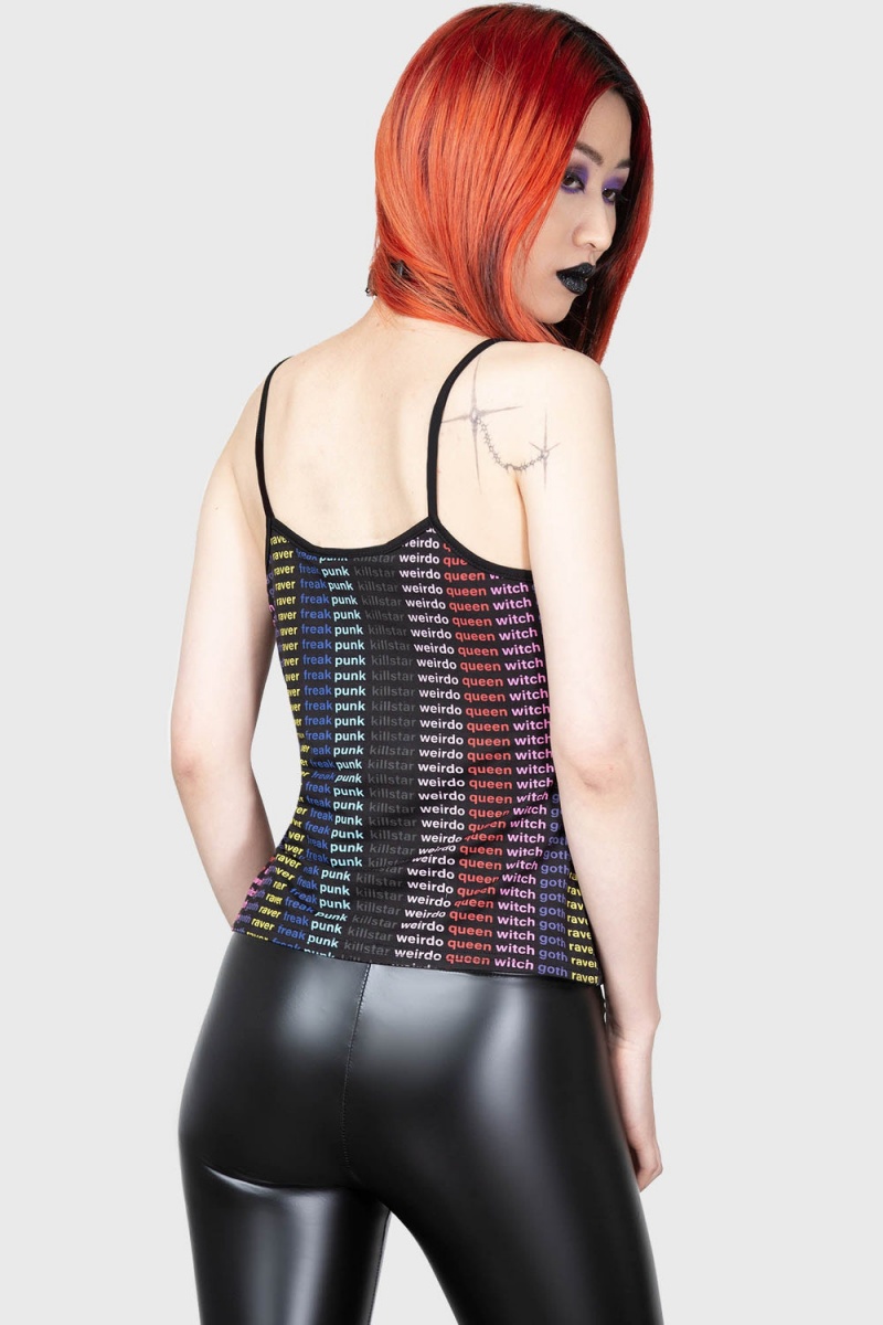 Killstar Renaissance & Glitter Vest Černé | DJLRIF-478