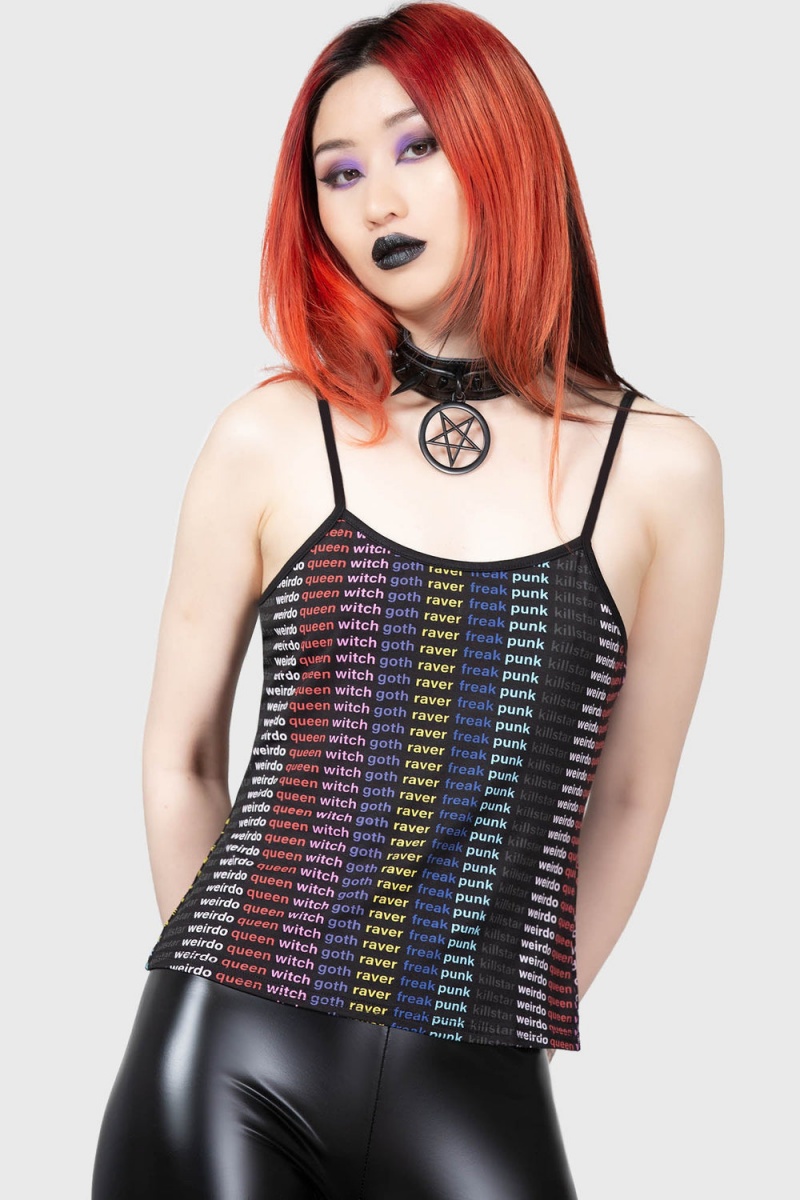 Killstar Renaissance & Glitter Vest Černé | DJLRIF-478