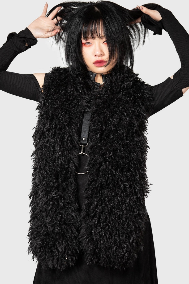 Killstar Rugged Night Scarf Černé | ACGNBH-579