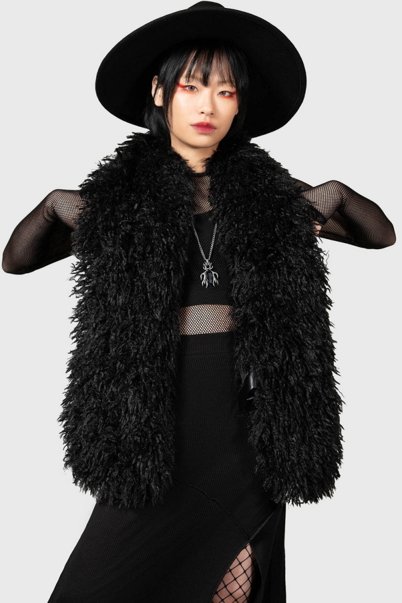 Killstar Rugged Night Scarf Černé | ACGNBH-579