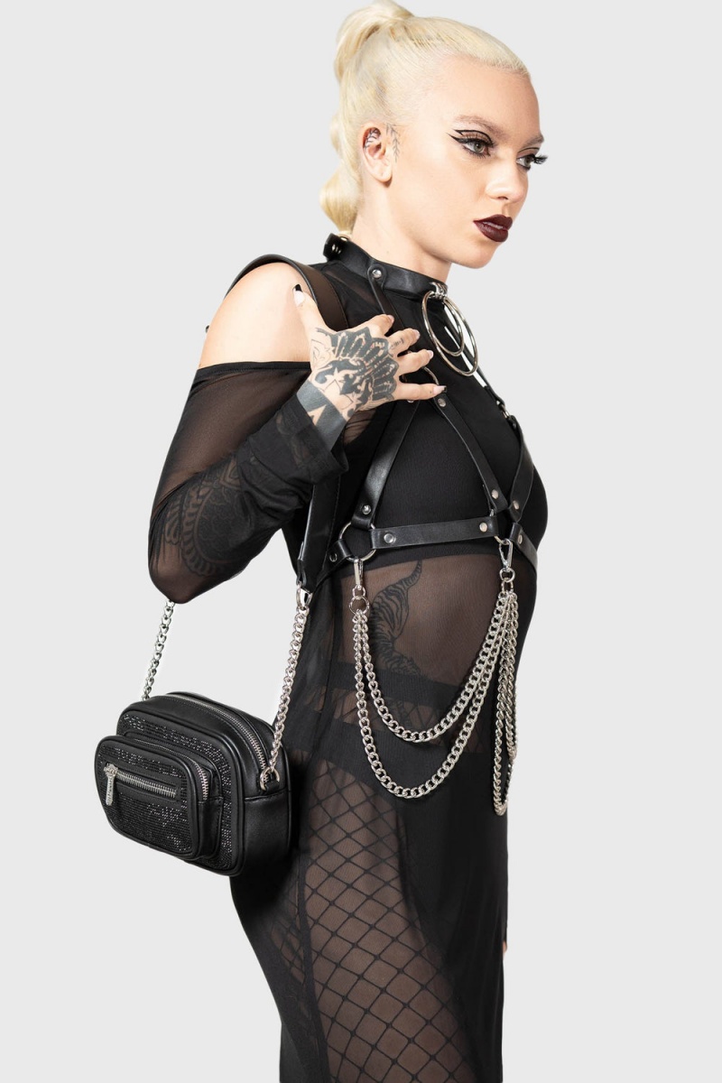 Killstar Scene Queen Bag Černé | IVQKND-526