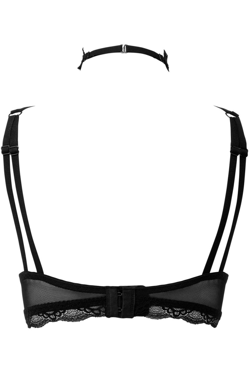 Killstar She Bites Krajkové Bra [B] Černé | QPLIZE-091