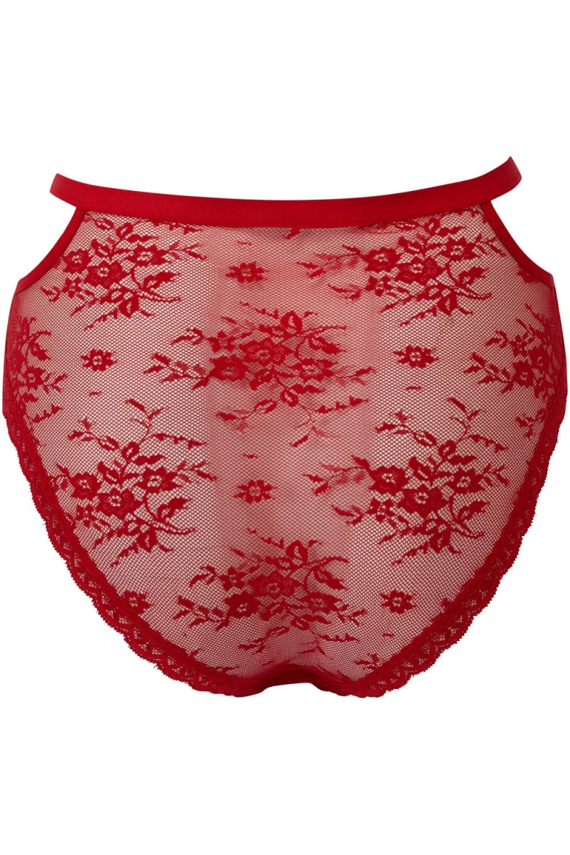 Killstar Sheer Evil Panty [SCARLET] Červené | UGZNSK-692