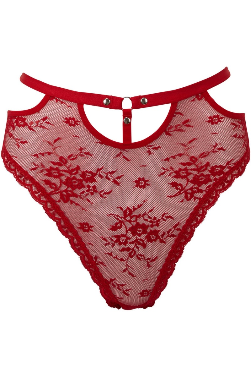 Killstar Sheer Evil Panty [SCARLET] Červené | UGZNSK-692
