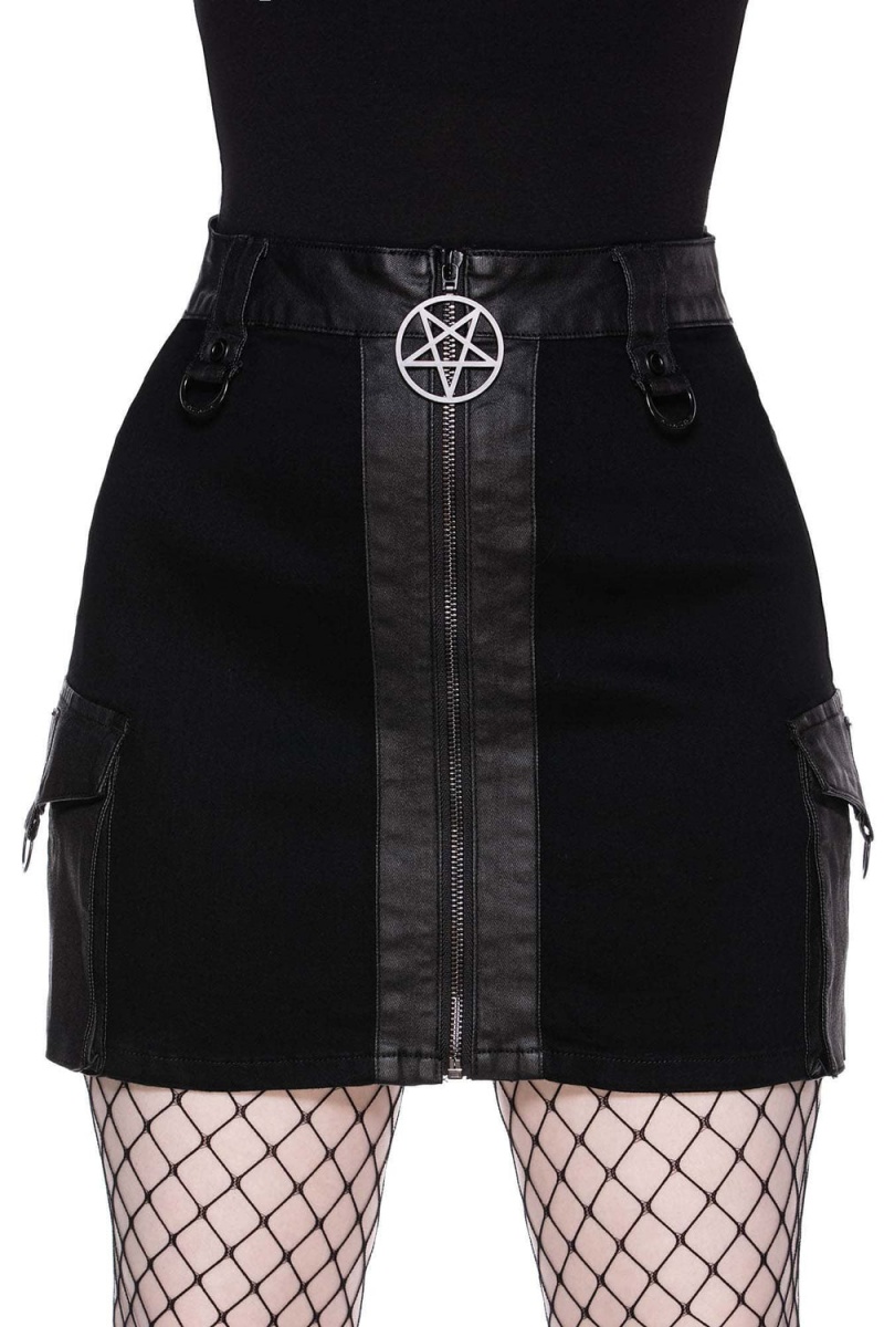 Killstar Shelia Skirt Černé | UBCJQH-652