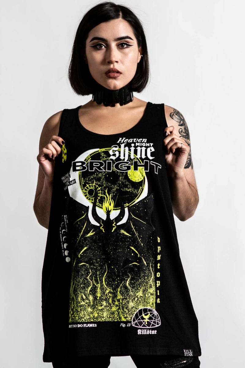 Killstar Shine Bright Vest Černé | MZEHYN-495
