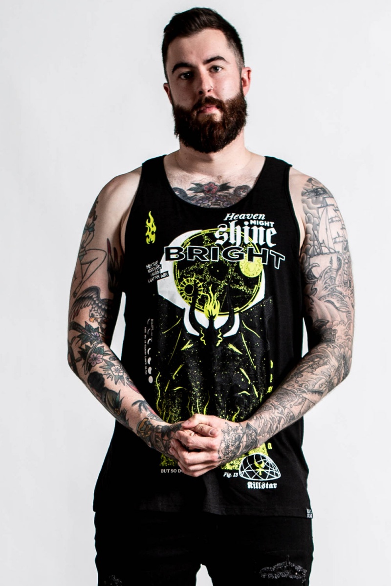 Killstar Shine Bright Vest Černé | MZEHYN-495