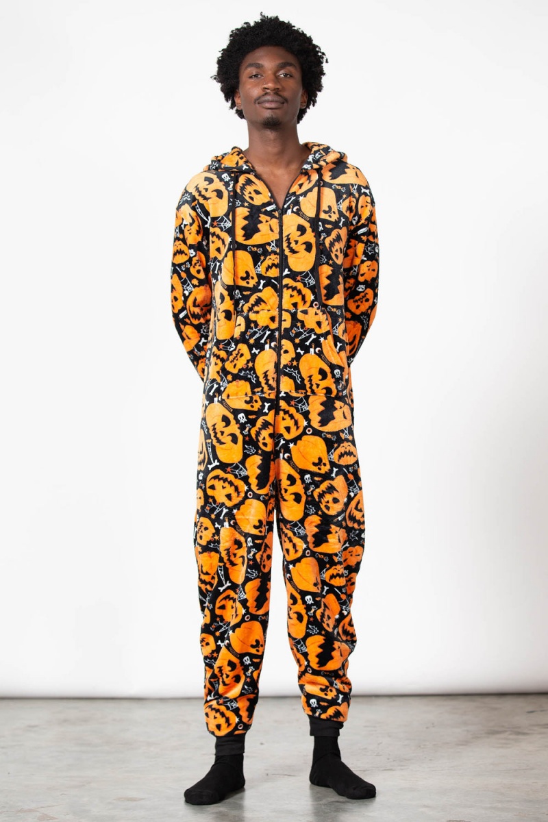 Killstar Shocktober Onesie Černé | JBRXMH-165