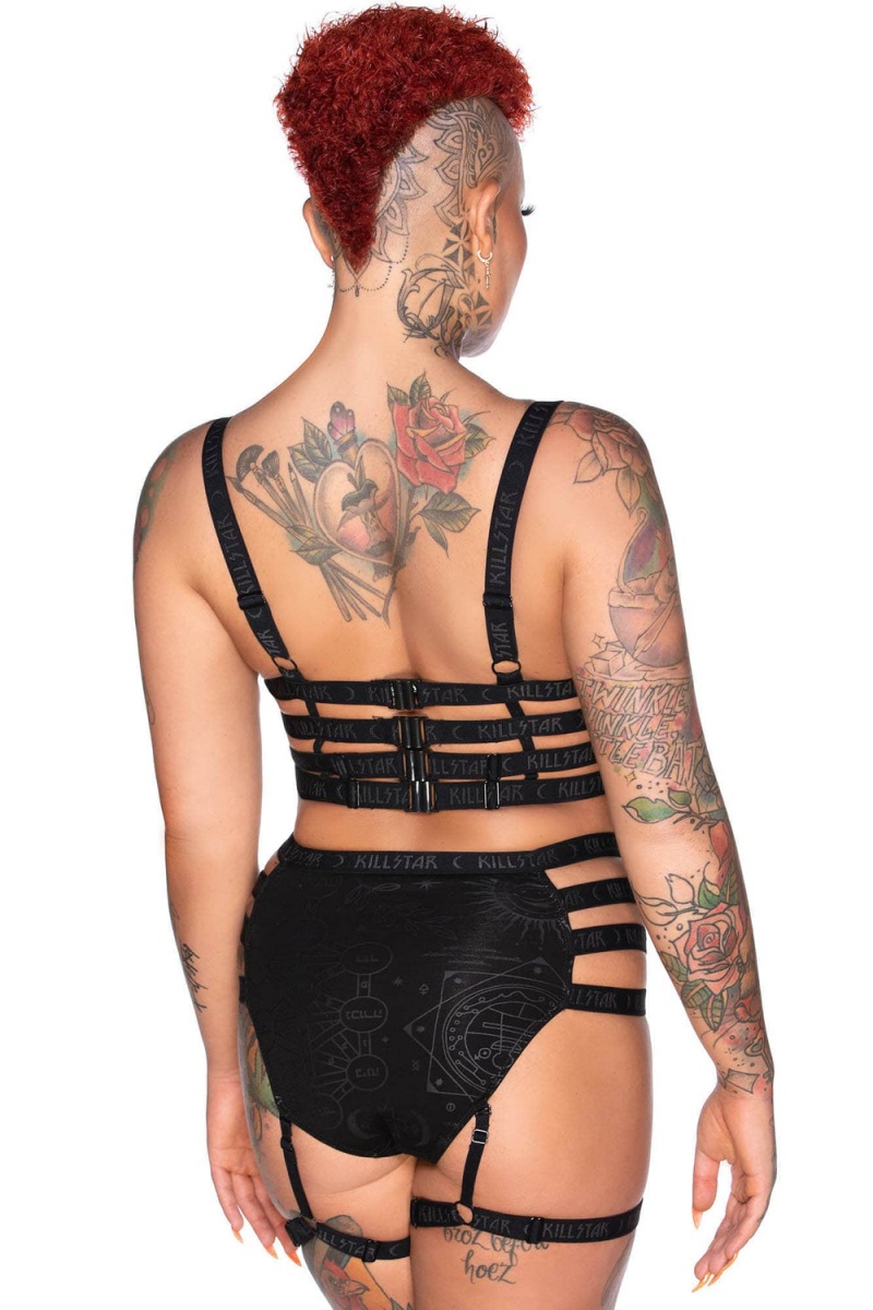 Killstar Sixth Sense Bra Černé | BCGLPH-862