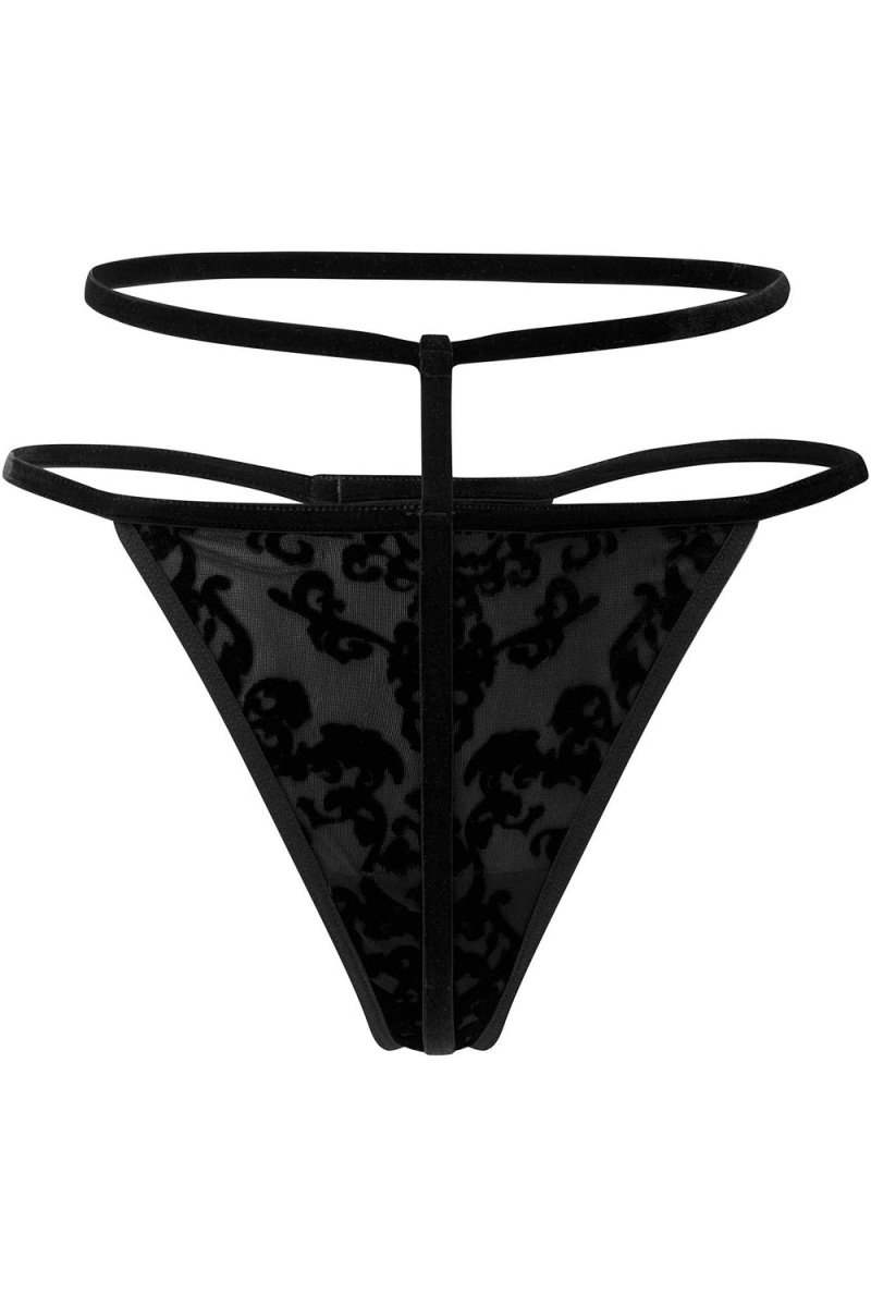 Killstar Sleepin\' Curse Panty Černé | HLQBOS-129