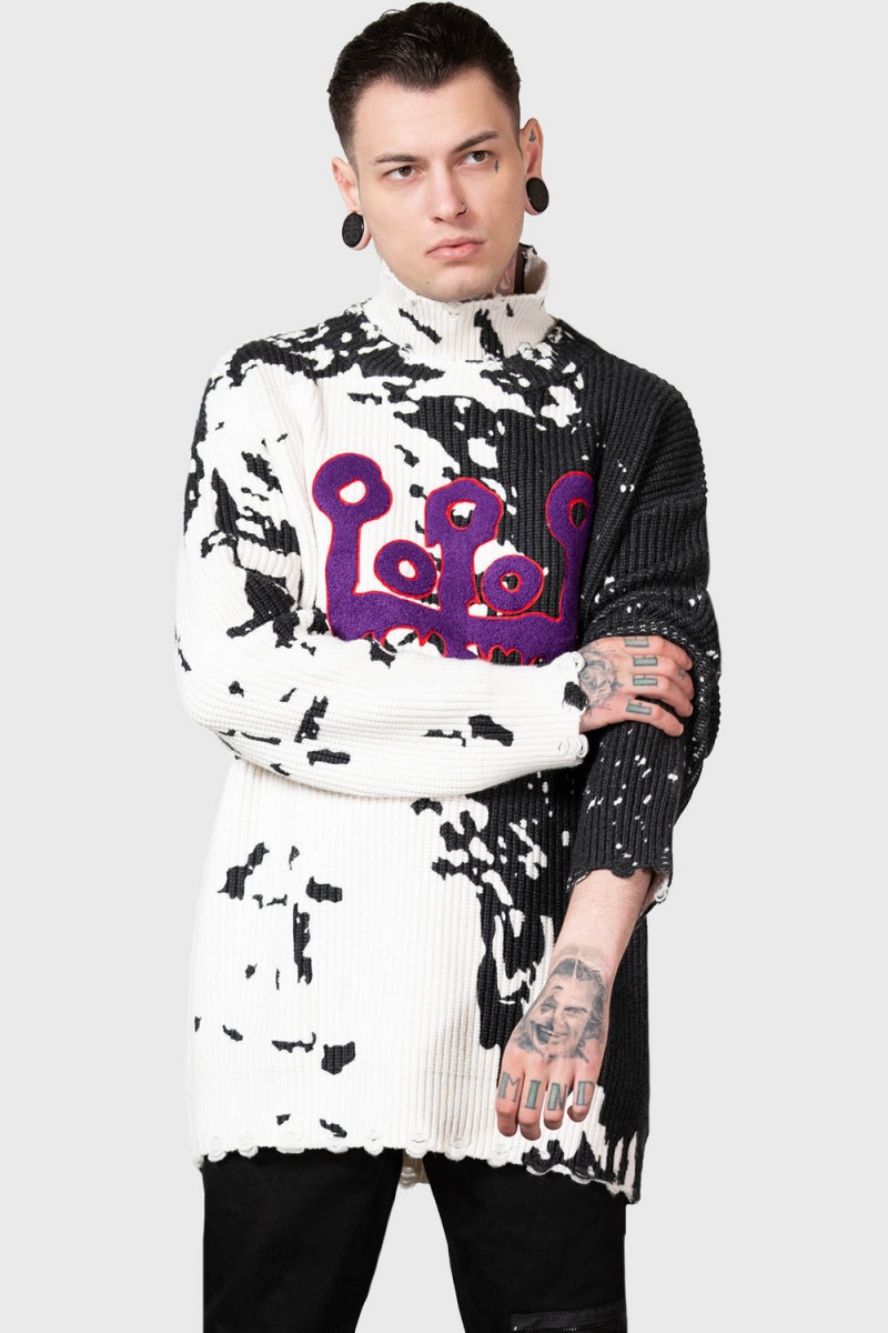 Killstar Slime Time Knit Svetrové Černé | GTQPUY-725