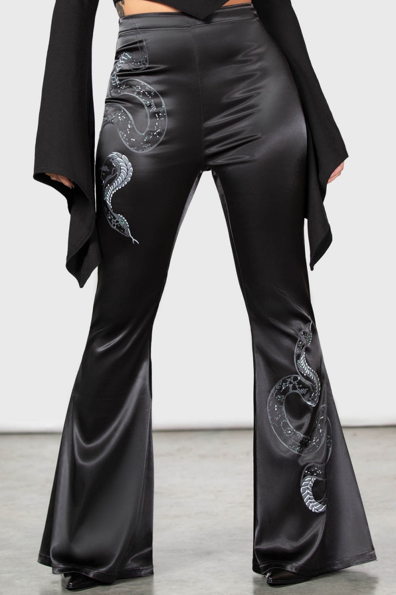 Killstar Slithers Flares Černé | KZCSIJ-284