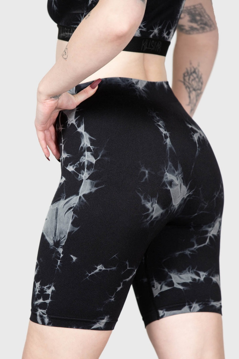 Killstar Striga Shorts Černé | LPGXES-603