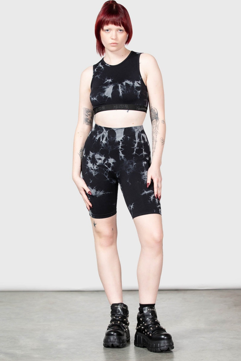 Killstar Striga Shorts Černé | LPGXES-603