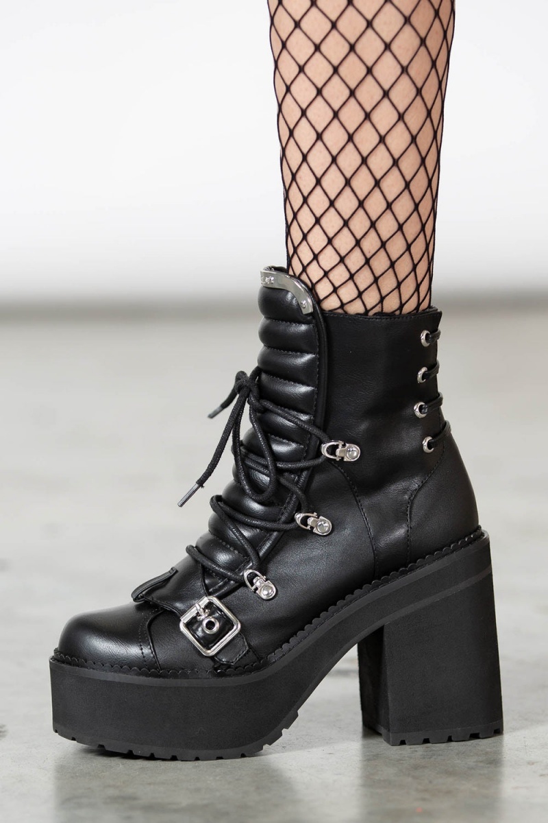 Killstar Stryker Boots Černé | WSHYZG-709