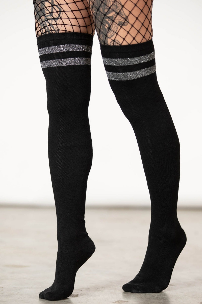 Killstar Super Freak Socks Černé | TZELJA-548