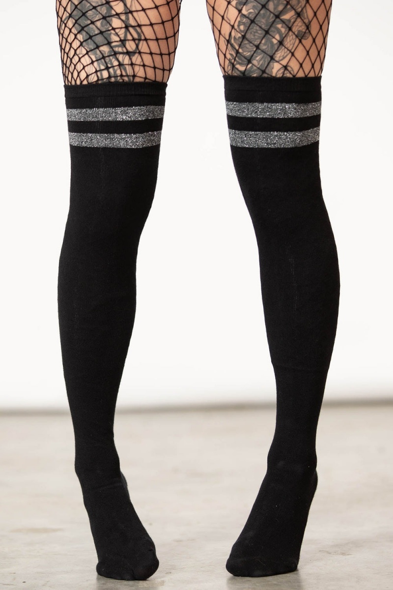 Killstar Super Freak Socks Černé | TZELJA-548