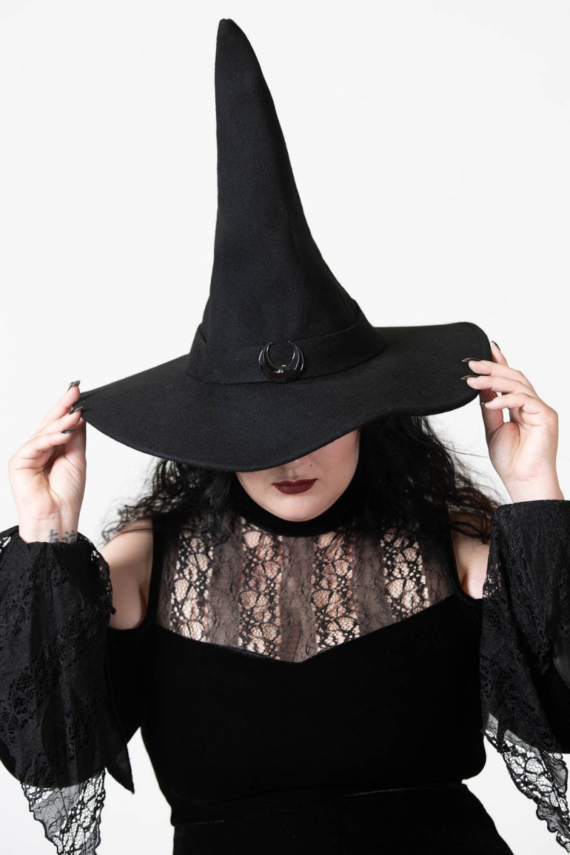 Killstar Super Moon Witches Hat Černé | HDLIWN-854