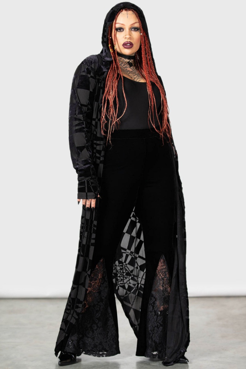 Killstar Suspiria Mood Cardigan Šedé | JQNWGL-587