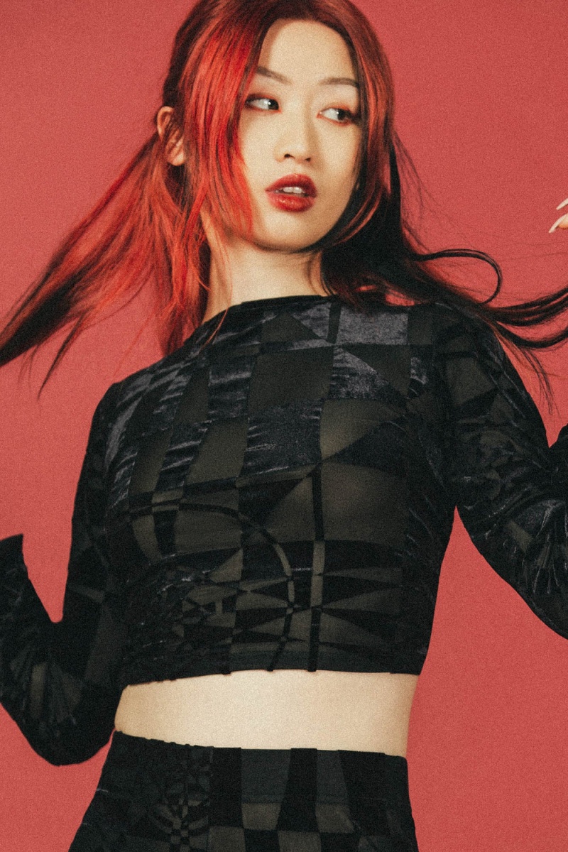 Killstar Suspiria Mood Crop Top [BLACK/GREY] Šedé | DXLMNU-561