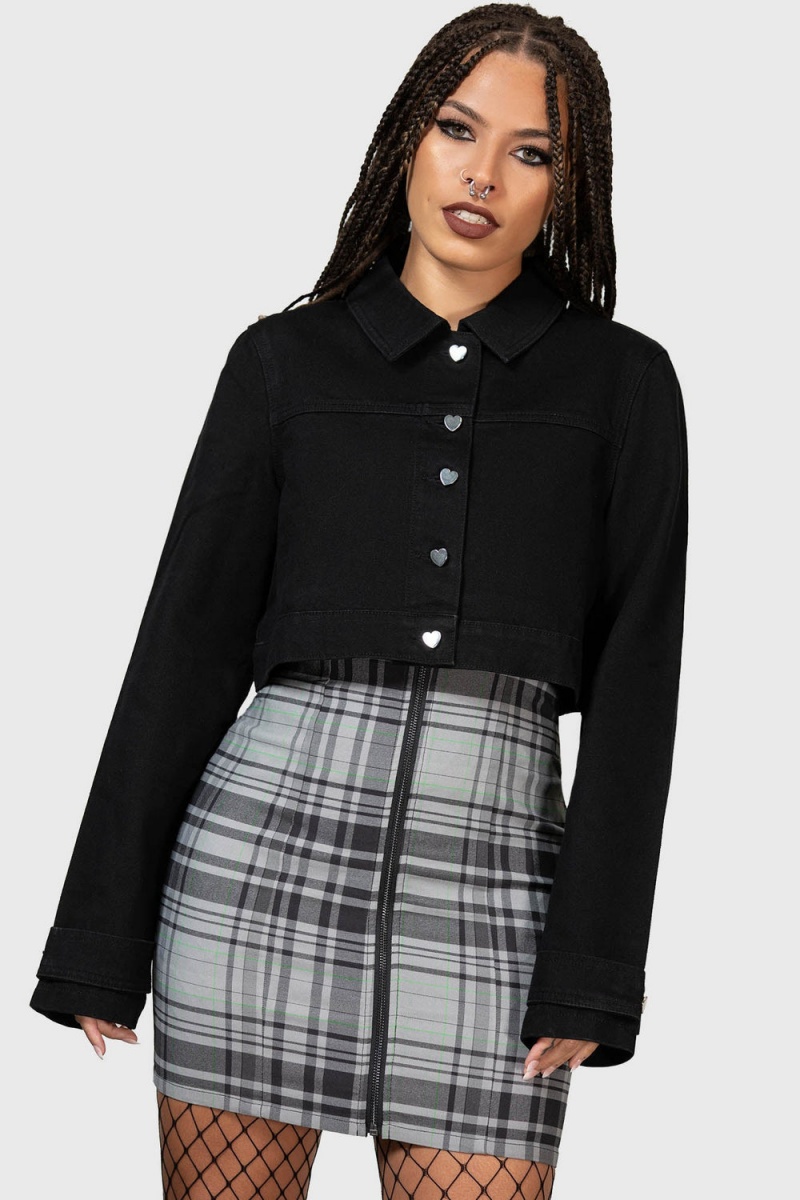 Killstar Sweets Jacket Černé | TAYHOI-593