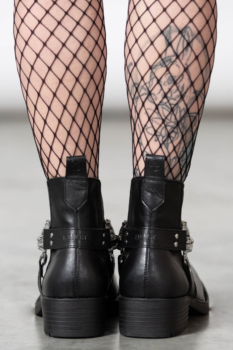 Killstar Templar Boots Černé | CBUDJH-657