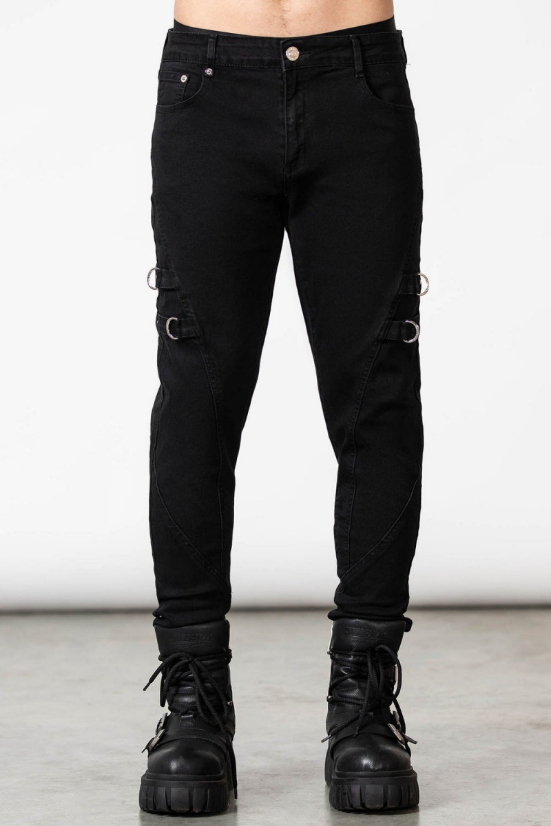 Killstar Thom Jeans Černé | EOVFYQ-541