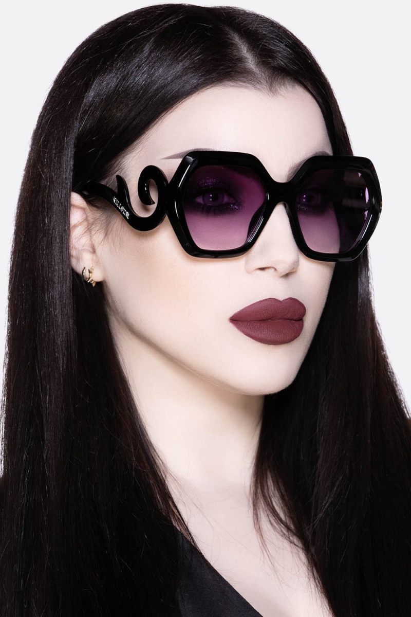 Killstar Thorn Sunglasses Černé | MCWTXF-423