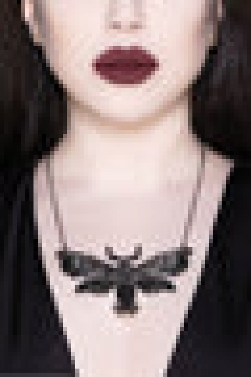 Killstar Tinea Morte Necklace [S] Stříbrné | RENOGT-095