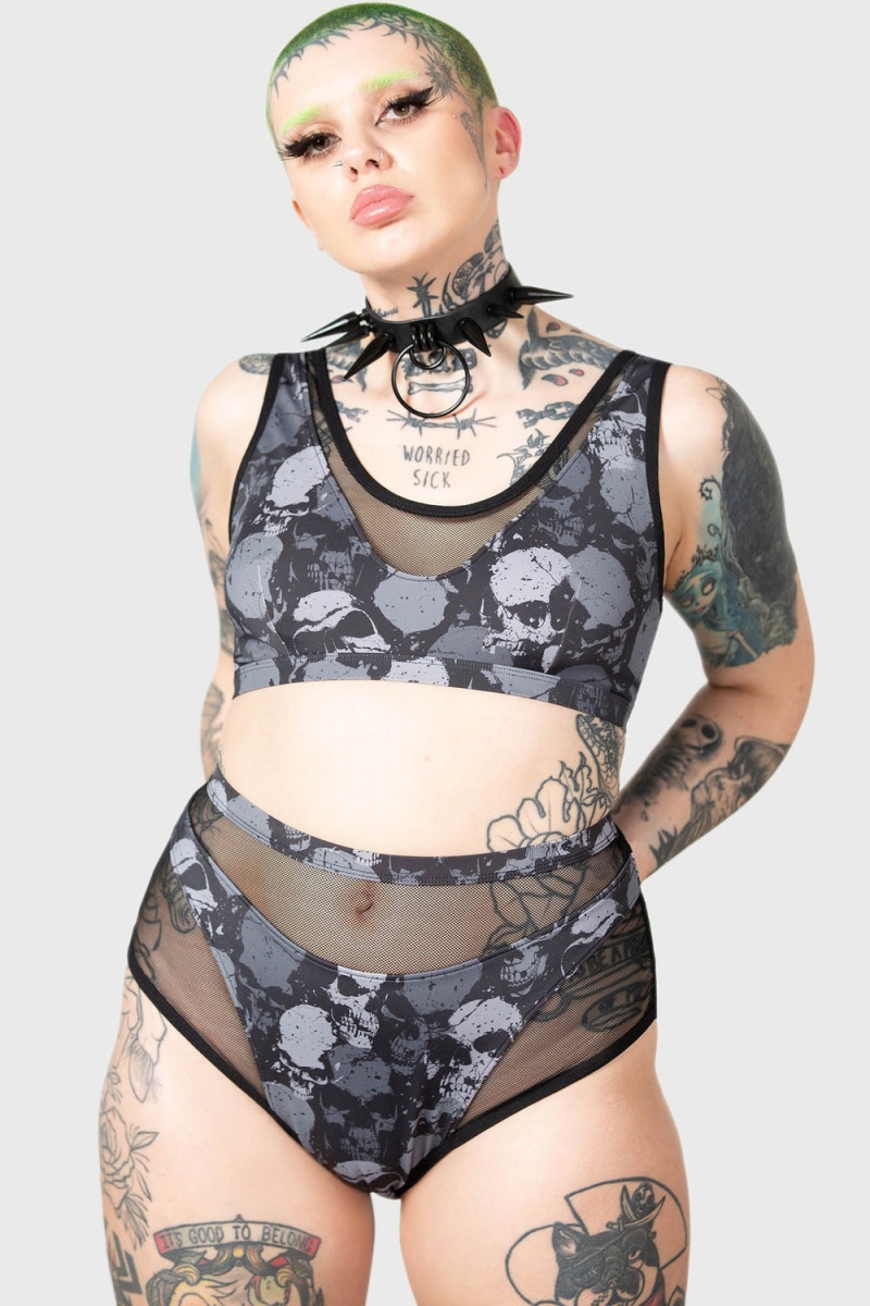 Killstar Tomb Lagoon Bikiny Černé | YMCPZA-145