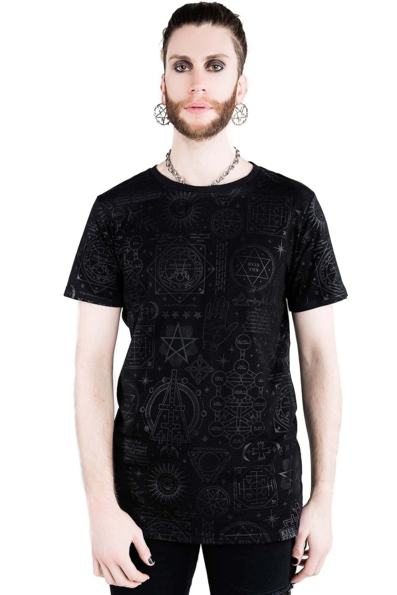 Killstar Unholy Sabbath T-Shirt Černé | TRPXNE-401
